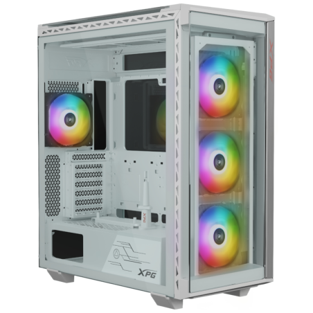 XPG BATTLECRUISER II ST Midi Tower Blanco