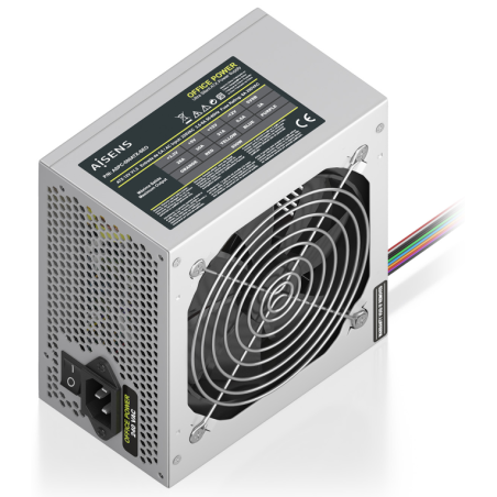 AISENS Fuente Alimentacion ATX 500W OEM, Plata