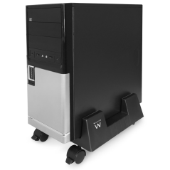 Ewent EW1290 soporte de CPU Carro para equipo informático Negro