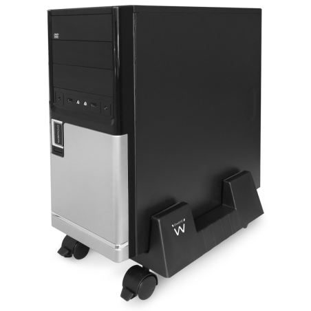 Ewent EW1290 soporte de CPU Carro para equipo informático Negro
