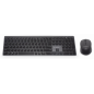 Gembird KBS-ECLIPSE-M500-ES teclado Ratón incluido Universal USB + Bluetooth QWERTY Inglés Negro