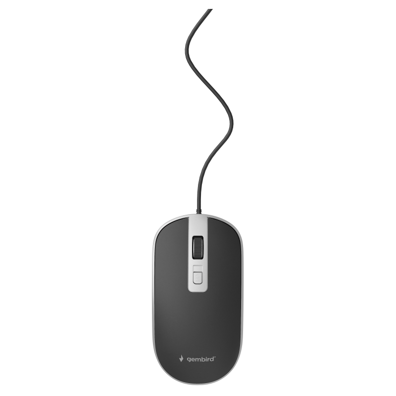 Gembird MUS-4B-06-BS ratón Oficina Ambidextro USB tipo A Óptico 1200 DPI