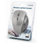 Gembird MUSW-6B-02-BG ratón Oficina mano derecha RF inalámbrico Óptico 1600 DPI