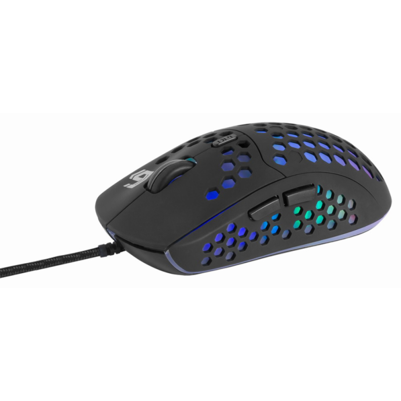 Gembird MUSG-RAGNAR-RX400 ratón Juego Ambidextro USB tipo A 10000 DPI
