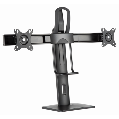 Gembird MS-D2-01 soporte para monitor 68,6 cm (27) Escritorio Negro