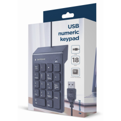 Gembird KPD-U-03 teclado numérico Portátil/PC USB Negro