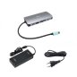 Nano dock i - tec usb - c metal hdmi - vga with lan + cargador 112w