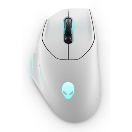 Raton inalambrico gaming dell alienware aw620m luz lunar