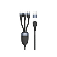 Cable 3x usb tipo c a usb tipo c - usb tipo a conceptronic 1.5m - mach