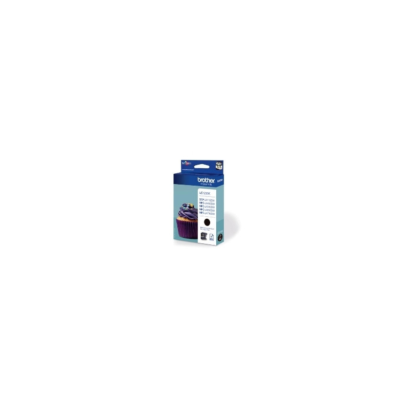 Cartucho tinta brother lc123bk negro 600 paginas dcpj4110dw - mfcj4410dw - mfcj4510dw - mfcj4710dw