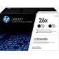 Pack 2 toner hp cf226xd 26x alta capacidad