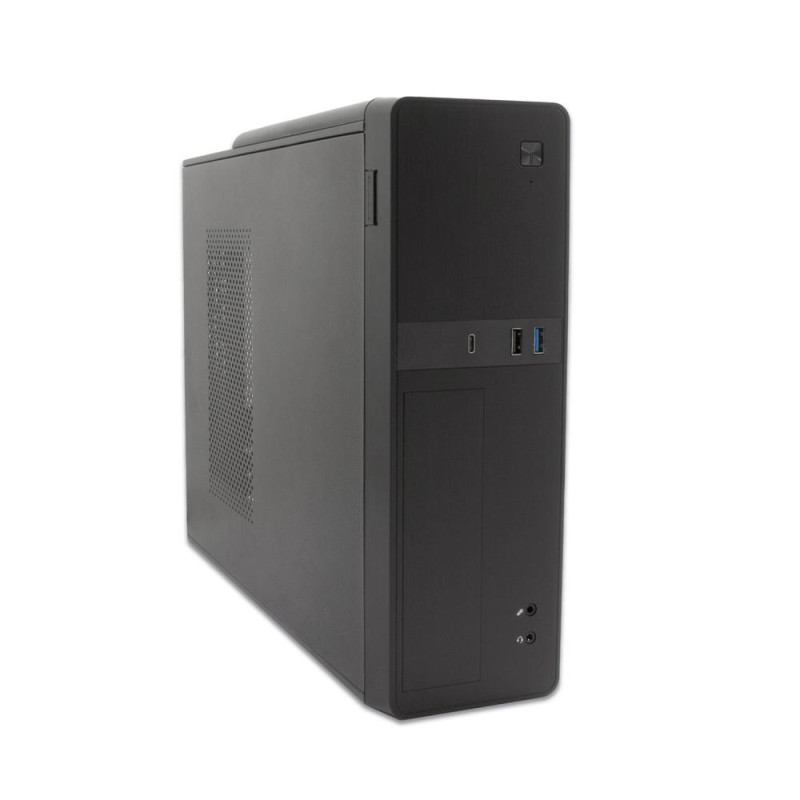 Caja ordenador sobremesa coolbox microatx slim t310 usb - c lector de tarjetas fuente sfx 300w bronze incluida