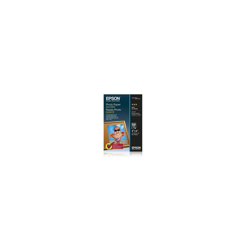 Papel foto epson s042547 glossy 10x15 50 hojas