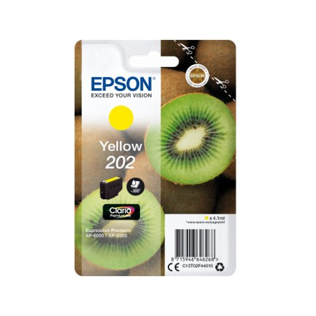 Cartucho tinta epson c13t02f44010 singlepack amarillo 202 claria premi