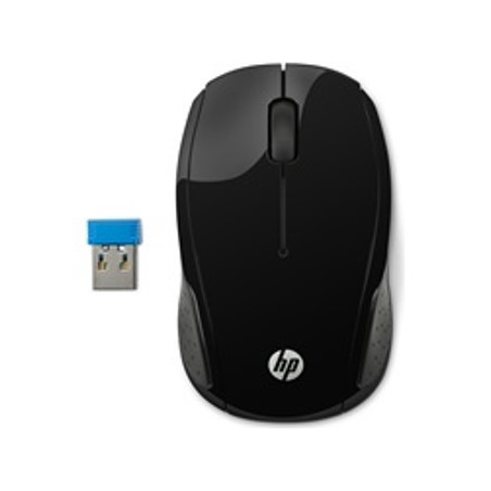 Raton inalambrico hp optico 200 1000ppp negro