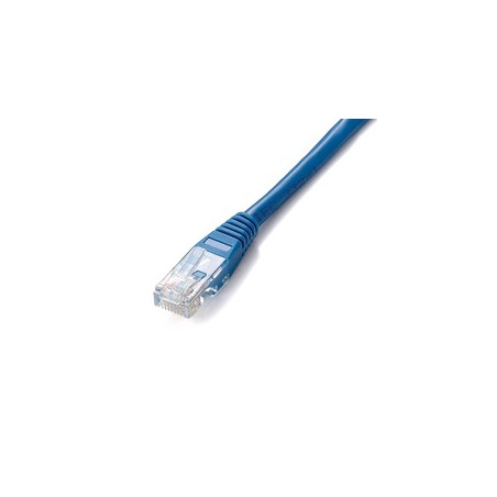 Cable red equip latiguillo rj45 u - utp cat6 1m azul