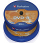 Verbatim dvd - r 4.7gb 16x tarrina 50 unidades advanced azo
