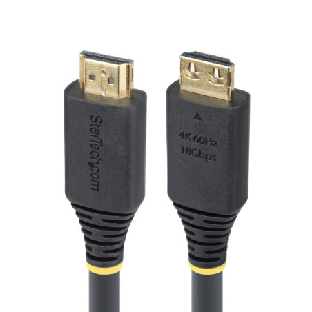 Cable hdmi 4k con agarre startech 7m - macho - macho - negro