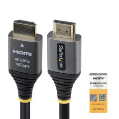 Cable hdmi 4k startech 1m - macho - macho - negro