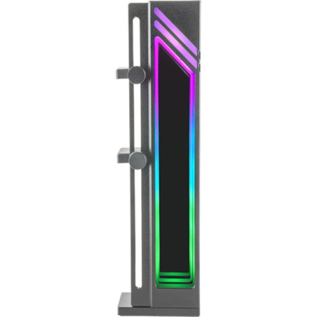 Soporte para vga universal mars gaming mcagcb argb infinity mirror neg