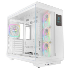 Caja ordenador mars gaming mc - revpro atx argb lcd 4.3 pulgadas crist