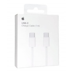 Cable original usb tipo c apple 1m - macho - macho - blanco