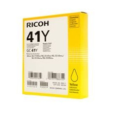 Cartucho gel ricoh gc - 41y amarillo (2500 pag)