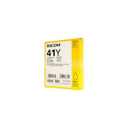 Cartucho gel ricoh gc - 41y amarillo (2500 pag)