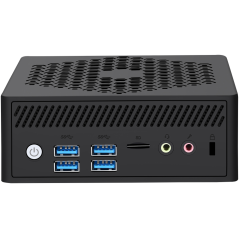 Leotec LEMPC09 PC/estación de trabajo barebone Cubo Negro