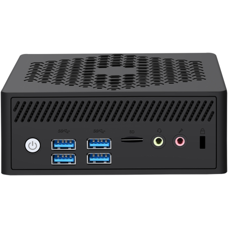 Leotec LEMPC09 PC/estación de trabajo barebone Cubo Negro