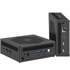 Leotec LEMPC12 PC/estación de trabajo barebone Cubo Negro