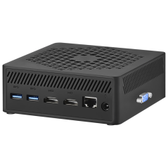 Leotec LEMPC15 PC/estación de trabajo barebone Negro
