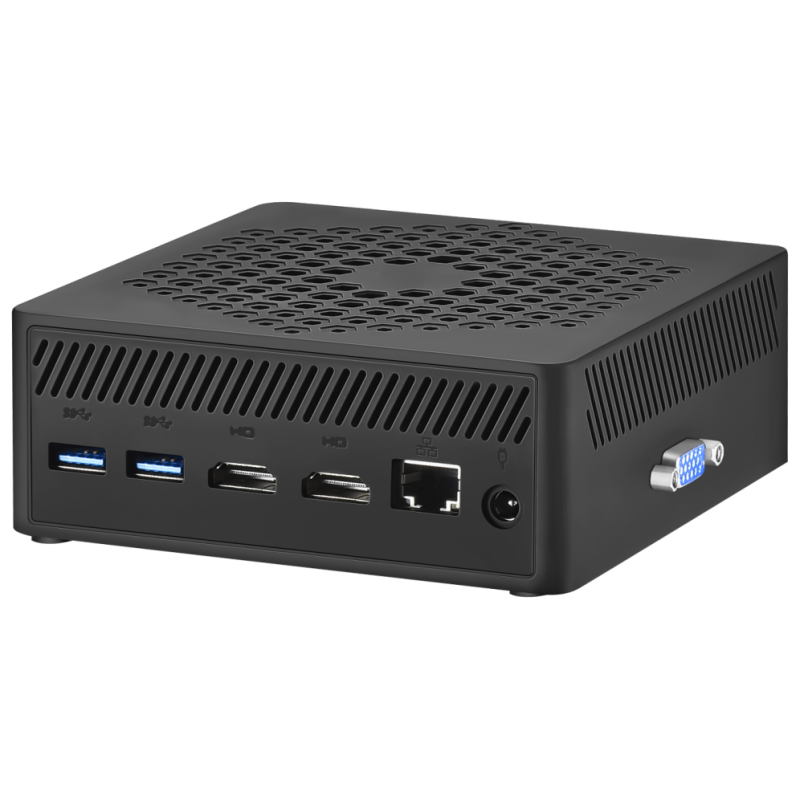 Leotec LEMPC15 PC/estación de trabajo barebone Negro