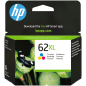 HP Cartucho de tinta original 62XL de alta capacidad tricolor