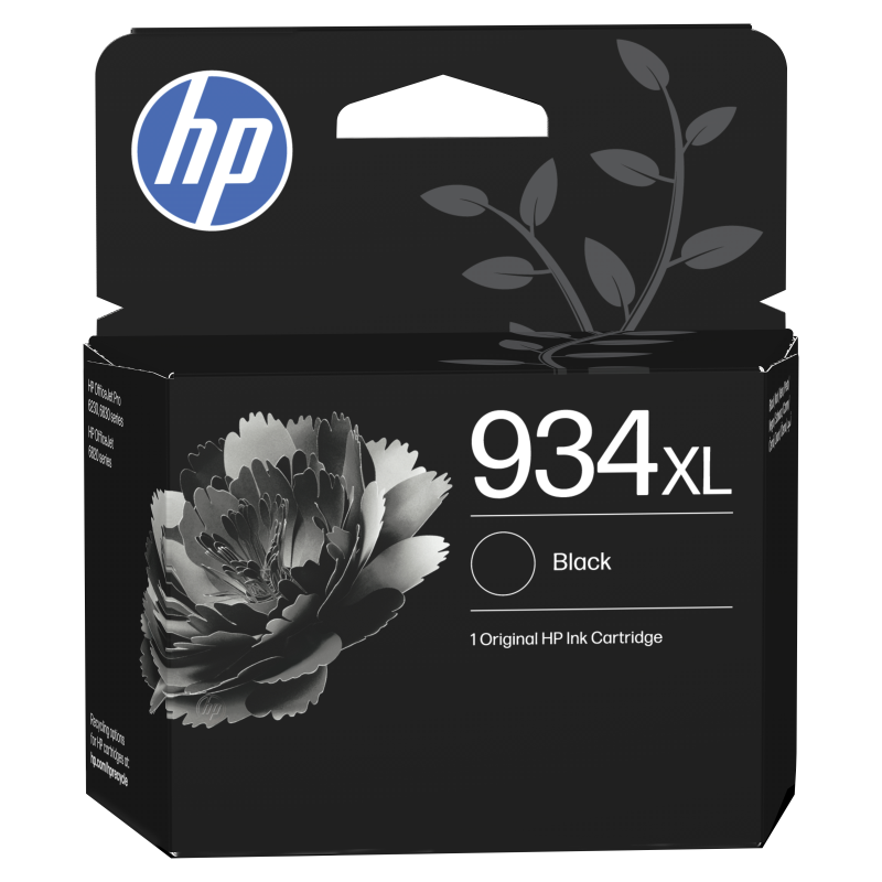 HP Cartucho de tinta original 934XL de alta capacidad negro
