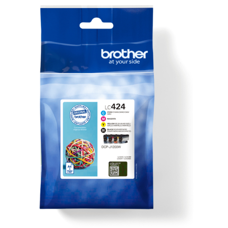 Brother LC424VAL cartucho de tinta 4 pieza(s) Original Negro, Cian, Ma