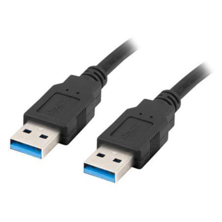 Lanberg CA-USBA-30CU-0005-BK cable USB USB 3.2 Gen 1 (3.1 Gen 1) 0,5 m