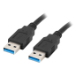 Lanberg CA-USBA-30CU-0005-BK cable USB USB 3.2 Gen 1 (3.1 Gen 1) 0,5 m Negro