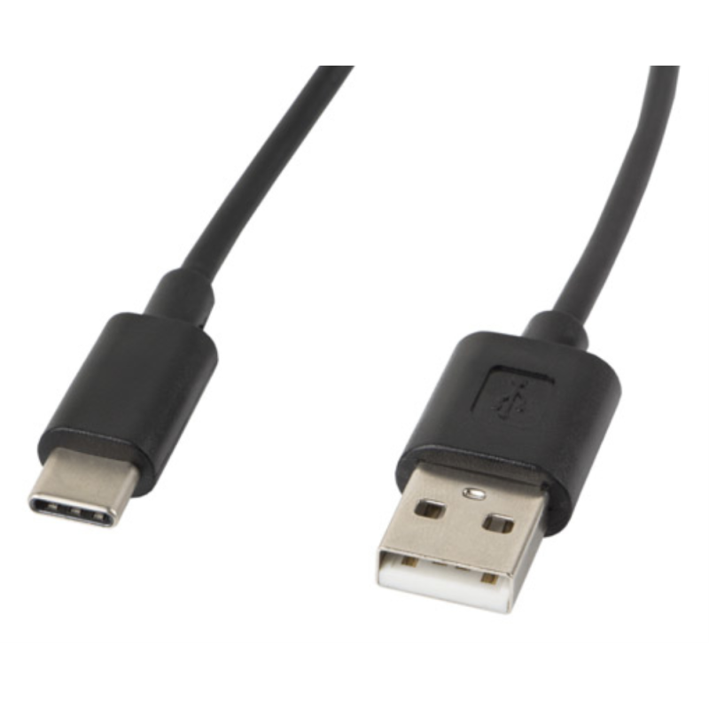 Lanberg CA-USBO-10CC-0018-BK cable USB USB 2.0 1,8 m USB A USB C Negro