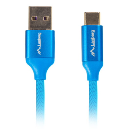 Lanberg CA-USBO-22CU-0018-BL cable USB USB 2.0 1,8 m USB A USB C Azul
