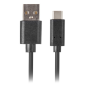 Lanberg CA-USBO-20CU-0010-BK cable USB USB 2.0 1 m USB A USB C Negro