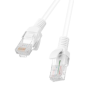 Lanberg PCU6-10CC-0100-W cable de red Blanco 1 m Cat6 U/UTP (UTP)
