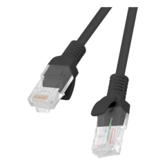 Lanberg PCU6-10CC-1000-BK cable de red Negro 10 m Cat6 U/UTP (UTP)