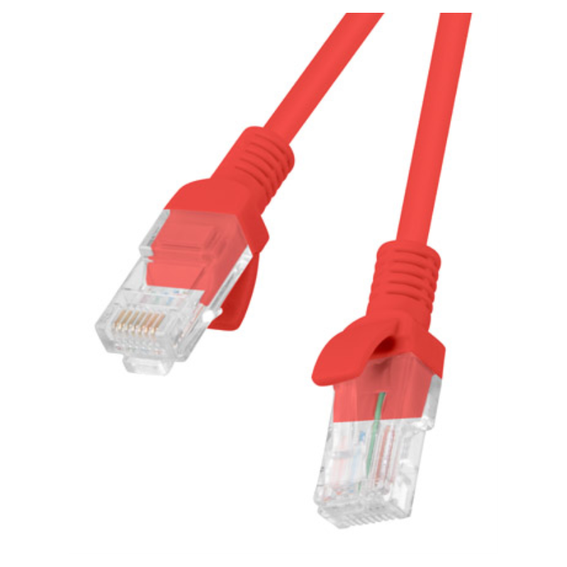 Lanberg PCU6-10CC-0300-R cable de red Rojo 3 m Cat6 U/UTP (UTP)