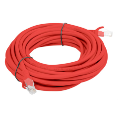Lanberg PCU6-10CC-0500-R cable de red Rojo 5 m Cat6 U/UTP (UTP)