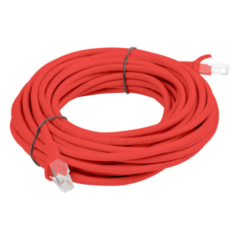Lanberg PCU6-10CC-0500-R cable de red Rojo 5 m Cat6 U/UTP (UTP)