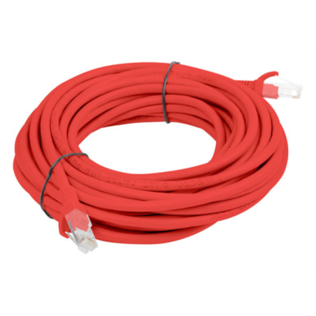 Lanberg PCU6-10CC-0500-R cable de red Rojo 5 m Cat6 U/UTP (UTP)