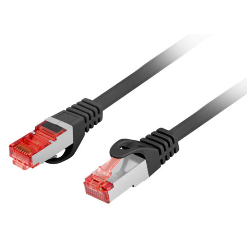 Lanberg PCF6-10CU-0025-BK cable de red Negro 0,25 m Cat6 F/UTP (FTP)
