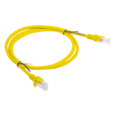 Lanberg PCU6-10CC-0100-Y cable de red Amarillo 1 m Cat6 U/UTP (UTP)