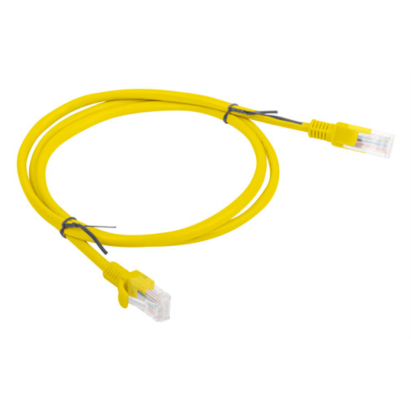 Lanberg PCU6-10CC-0100-Y cable de red Amarillo 1 m Cat6 U/UTP (UTP)